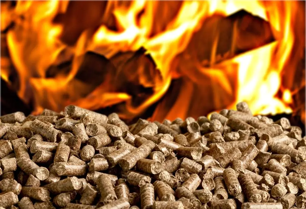 chaufferie biomasse de Voe avec des granulés bois