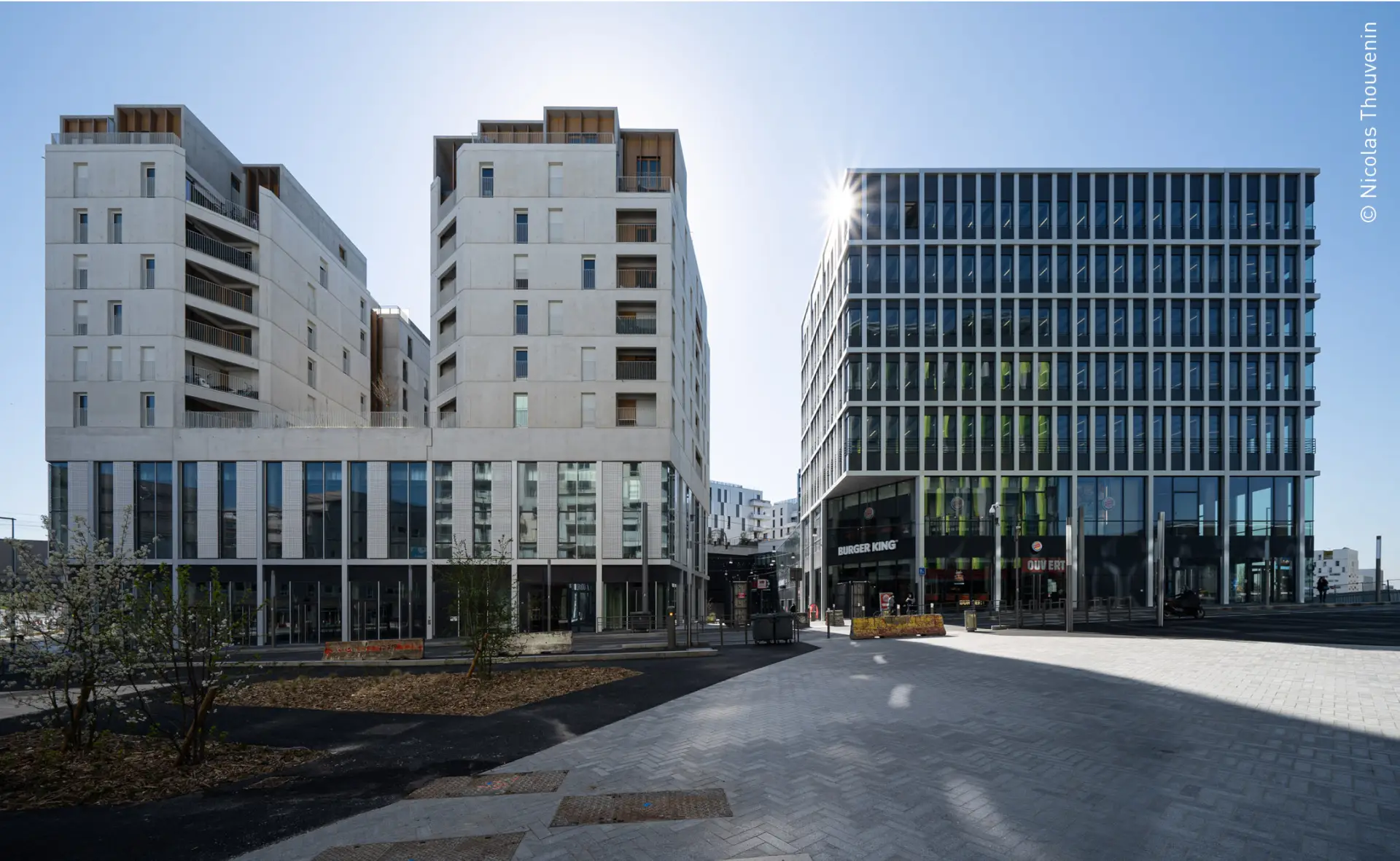 Léon Grosse a participé aux travaux de l’écoquartier Nanterre Cœur Université, grand projet urbain, livré début 2021